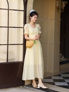 ON&ON | Romantic Lace Cutout Embroidered Waist-cinching Dress