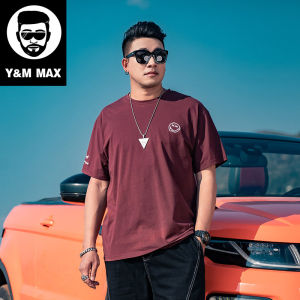 Loose Fit Mens T-Shirt Summer Casual round Neck Short Sleeve Big Size Youth Fashion plus Size Clothing Personality Versatile T-Shirt