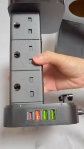 SG【READY STOCK】electric socket Safety Socket Universal Power Strip Extension Plug Power Socket Electric Sockets Universal Extension household multi-function plug Power Extesnion QC3.0 PD30W