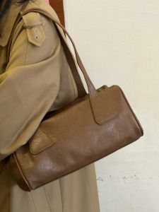 K-style Retro Satchel Small Square Bag New Arrival Large Capacity Ins Style Casual Shoulder Bag Easiest for Match Commuter Tote