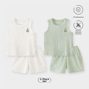 TONGLIANCHUXIN | Summer Thin Cotton Infant Outfit Vest Shorts