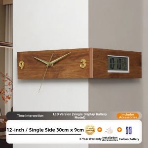 ARTPIONEER | Retro Double-Sided Wall Clock Creative LCD Clock