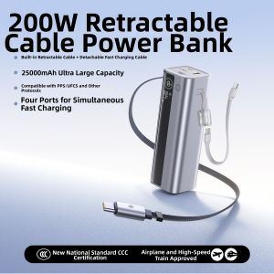 BASEUS | 3C Certified 200W Fast Charging Power Bank 25000mAh