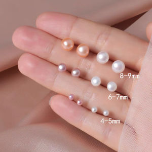 Antiallergic Ear-nourishing Elegant S999 Sterling Silver Freshwater Pearl Earrings