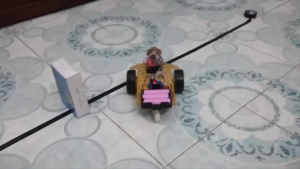 đồ chơi Xe dò line tránh vật cản arduino stem