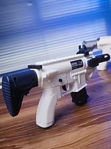 Water Gun M416 Continuous Shooting Gun Toys  Summer Beach Play Air Blaster Outdoor Pool Toy For Boy 30cm Long