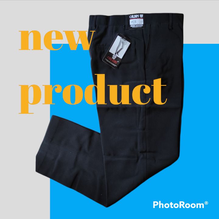 Celana Calbin Kantor Panjang Bahan Pria Formal Reguler dan Slim Fit ...