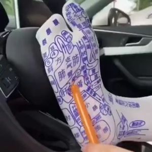 [YOUTING] Mother’s Day Gift Acupressure Reflexology Socks Foot Massage Socks with Massage Tools for Women and Men Tired Relieve