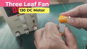 Fan with DC Motor for DIY Arduino Electronics Projects