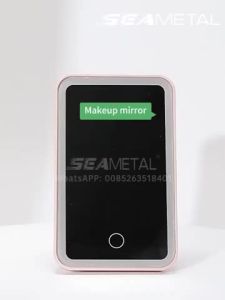 SEAMETAL Gương Trang Điểm LED Có Thể Sạc Lại Cho Nội Thất Ô Tô Tấm Che Nắng Đa Năng Có Đèn Chiếu Sáng Cho Phụ Nữ Và Bé Gái