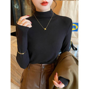 Fashion Elegant Semi High Collar Sweater