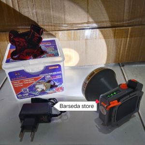 Senter Kepala Selam Headlamp Diving Mitsuyama 80 WATT MS-170P Cahaya PUTIH Ring 68 Tahan Air