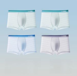 MiiOW | Ice Silk Seamless Boxer Shorts For Boys Childrens Underwear Breathable Quick Dry Comfortable Nylon Spandex Flat Angle Briefs