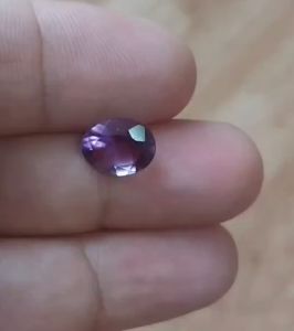 เป่าสิ่งชั่วร้าย พลอยธรรมชาติ หินแห่งการบำบัด Amethyst อัญมณี 2.8 การควบคุม คู่ Siam (พิเศษ) - 14-13 มกราคม 2572