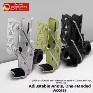Self-Adapting Foldable Cup Holder Universal For Motorcycle Bike E-bike