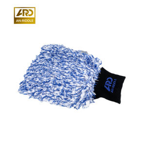 AN-RIDDLE | Durable Wool Car Wash Mitts For Gentle Cleaning