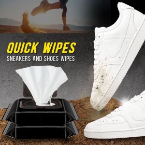 K.1pack Shoe polishing wipes Original Wipes For Sneakers Shoes Cleaning Care Product Premium White Shoe Clean Quick Wipes disposable Decontamination wipes