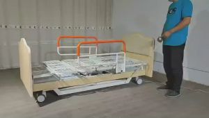 [Same Day Delivery] Hospital Rotation Bed 4 Function Electrical (M18) + Mattress + IV Pole