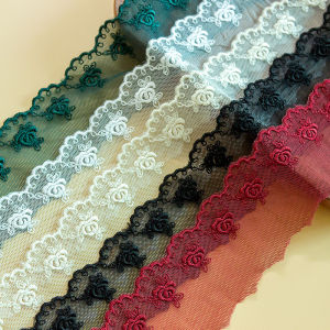 A144908 Hot Sale Chihiro New Arrival Rayon Flower Lace Accessories Clothing Skirt Edge Decorative Mesh 5cm