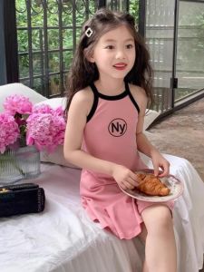 Váy Mùa Hè Cho Bé Gái Tagkita Đầm Xòe Vai Mỏng Cho Trẻ Em Đi Biển Đầm Đi Chơi Thường Ngày Cho Bé Gái 2-14 Tuổi