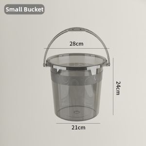 Thickened Transparent Plastic Laundry Bucket