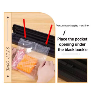 Compact Food Vacuum sealer a powerful handheld vacuum sealer that seals food up to 6 times longer portable and easy to clean
