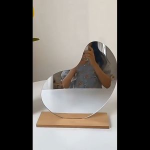 กระจกอะครีลิค กระจกแต่งหน้ารูปทรงน่ารัก vanity mirror