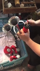 จัดส่งจากประเทศไทย600 DB 12V Silver Car Horn Super Loud Dual แตรรถ Air Horn รถบรรทุกเรือรถไฟลำโพงสำหรับ auto เสียงสัญญาณ【COD】