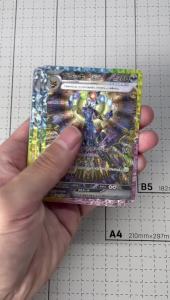 Bandai | 9Pcs/set Ptcg Japanese Version Eeveelution Ex Umbreon Refraction Flash Card Sylveon Leafeon Anime Collection Card Diy Gift Toy