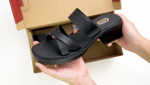 Sandal Wanita Diana Black Camou Warna Hitam – Stylish-Anti Licin dan Nyaman Untuk Harian
