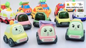 Cute Vehicle Play Set Police Car Dump Truck Racing Car Engineering Cars Train Children Toys Mainan Budak Kereta Lumba Kereta Polis