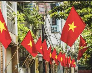 Cờ Giải Phóng Miền Nam cờ Tổ Quốc chuẩn (70x100)