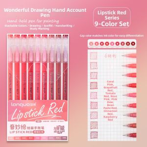 Languo | Colorful Handwriting & Drawing Gel Pen Morandi Fluorescent for Students