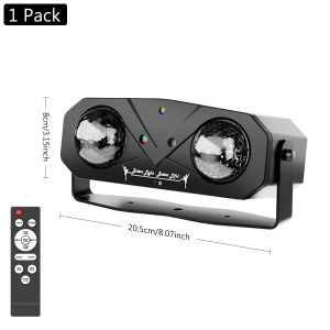 DJ Party Disco Ball Light Sound Activated LED Lights and Strobe Pattern Light for Home Room Dance Parties Birthday Christmas