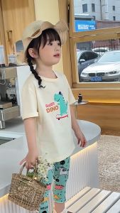 กางเกงเลก Cotton ผ้ายืดใส่บาย ให้ชุ่มชื้นส่วนที่ 5 สำหรับผู้หญิงผู้ชาย 1-8 ปี