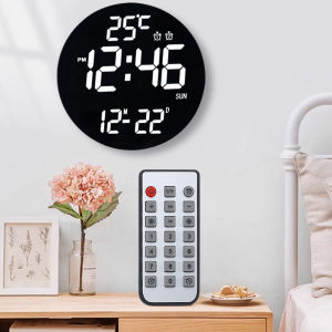 Smart WiFi Wall Clock RGB Magic Color Fashion Perpetual Calendar Clock Living Room Digital Wall Clock App Intelligent Control