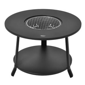 The Primitive | Multipurpose Indoor Fireplace Table Set For Winter Gathering and BBQ