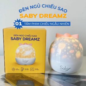 [LAZADANEWYEAR giảm 12% cho đơn từ 299k]Đèn ngủ chiếu sao Saby Dreamz kèm 1 tấm phim chiếu Ngẫu Nhiên đèn chiếu sao 3D dải ngân hà đại dương trang trí phòng ngủ cho bé - Bảo hành 12 Tháng tặng bao lì xì Tết