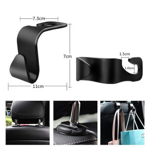 UGREEN 1Pcs/set Car Back Seat Headrest Hanger Holder Hooks (Upgrade Model)
