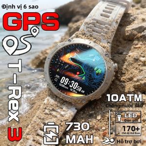 Đồng Hồ Thông Minh TANK GPS Dành Cho Nam Hỗ Trợ Hai Băng Tần GNSS Đạt Chuẩn Quân Sự Chống Nước 10ATM Tích Hợp Đèn Pin LED La Bàn Máy Đo Độ Cao NFC Chức Năng Gọi HD