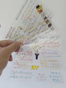 TNT Thời Đại Thanh Thiếu Niên Mới Nhãn Dán Chuyển Đổi Lời Bài Hát Hộp Đựng Đồ Dùng Học Tập Phụ Kiện Điện Thoại Di Động