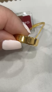 Poh Heng Jewellery 22K Adore Tappered Edges Band in Yellow Gold[Price By Weight]
