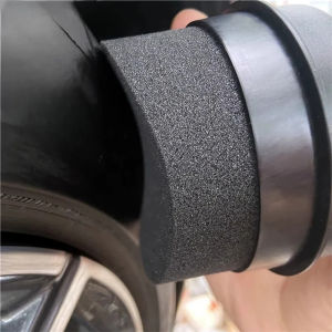 Car Wheel Polishing Waxing Curved Tire Sponge Brush With Cover Tire Clean Contour Dressing Applicator Pads for Car Accessories