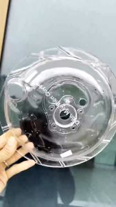 Mâm nhựa máy chà tường 180mm loại không đèn | ốp mâm xoa tường trong suốt (phụ kiện đánh bóng tường)