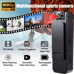 Mini Handheld Camera 1080P HD Small Digital Video Wifi Infrared Night Vision Recorder Outdoor Sports Riding Back Clip Camera
