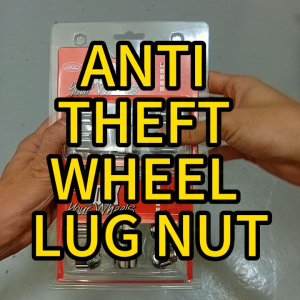 4 Pcs Car Wheel Nut Tyre Lock M12x1.5mm/M12x1.25mm Anti Theft Security Key Accessories Wheel Lock Nut for Motor Vehicle Proton Perodua Toyota Honda Nissan