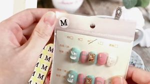Nail Art Nail Sticker Size XS S M L XL Stickers Wearable Nails Fake Nail Size Number Stickers 穿戴甲号码贴码数贴码数标贴码数贴