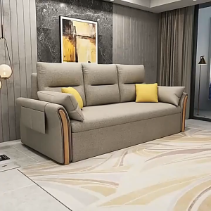 Baierdi Foldable and extendable new sofa bed multifunctional for sitting and lying down suitable for small apartments living rooms and balconies luxury tech fabric sofa