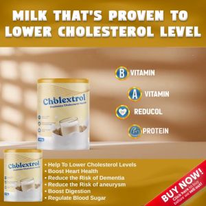 Cholextrol Milk Original Colostrum Powder Reduces Blood Fat Supports Cardiovascular Health For The Elderly 400G Per Can