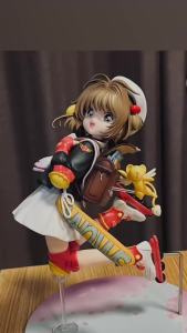 Bandai | Sakura the First Moe King Anime Game Peripheral Models Trendy Toys Anime Figurines Table Decorations and Birthday Gifts
